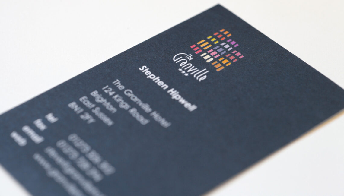 Granville hotel business card