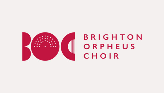 Brighton Orpheus Choir logo design Thumbnail