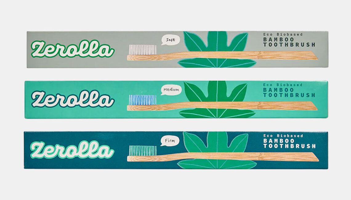 Zerolla packaging - toothbrushes - Toop Studio