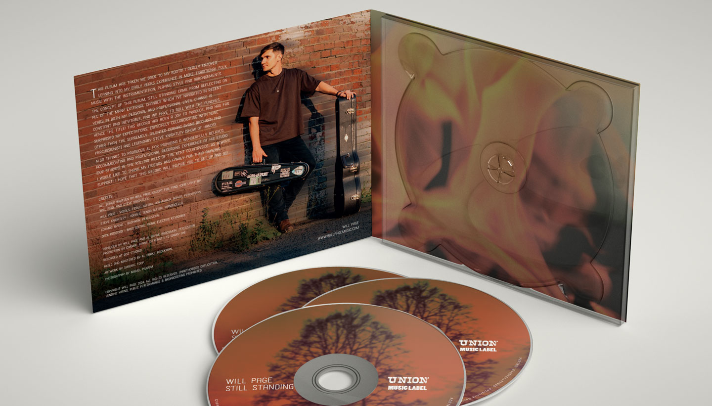 Will Page Music Packaging - CD and discs - Toop Studio