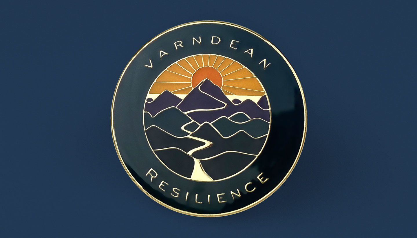 School Badges - Varndean School- Resilience - Toop Studio